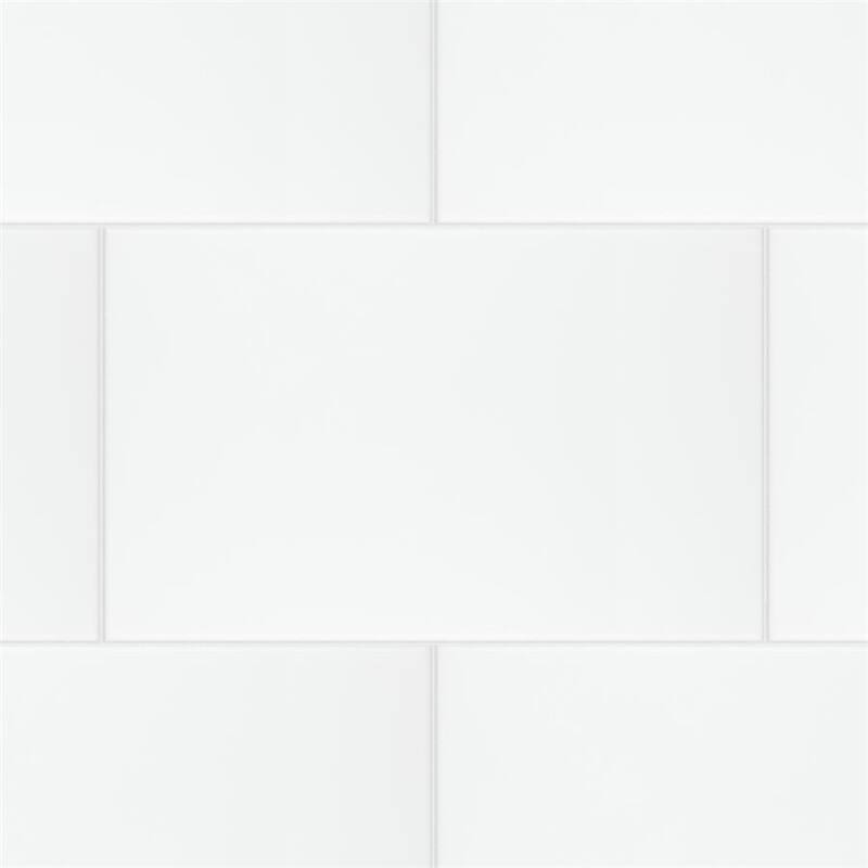 Merola Tile More Plain Glossy 97/8" x 153/4" Ceramic Wall Tile On